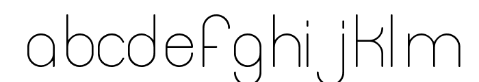 ThinfontGabofont Font LOWERCASE
