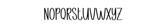 Thingking Font LOWERCASE