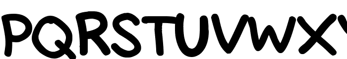 Think Thick Font UPPERCASE