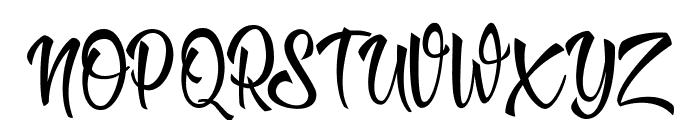 Think of You Personal Use Regular Font UPPERCASE