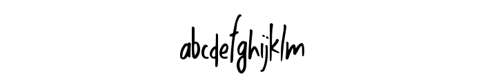 ThinkLight Font LOWERCASE