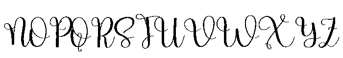 Thinking1 Font UPPERCASE