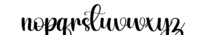 Thinking1 Font LOWERCASE