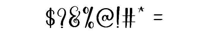Thinking2 Font OTHER CHARS