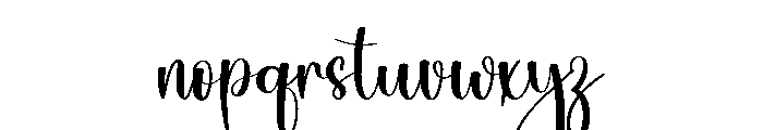 Thinking2 Font LOWERCASE