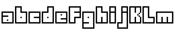 Thirteen Pixel Fonts Regular Font LOWERCASE
