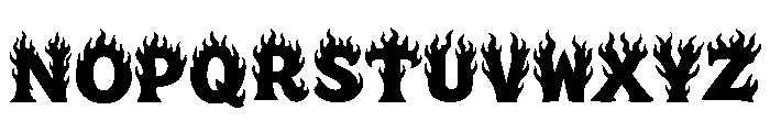 This is Fire Font LOWERCASE