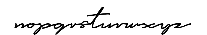 This is Signature Font LOWERCASE