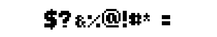 Thixel Font OTHER CHARS
