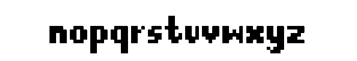 Thixel Font LOWERCASE