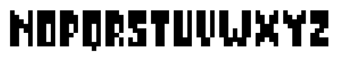 Thixels Font LOWERCASE