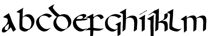 Thomson Uncial Font LOWERCASE
