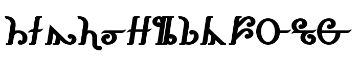 Thorass Bold Font LOWERCASE