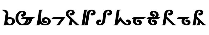 Thorass Bold Font LOWERCASE