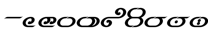 Thorass Italic Font OTHER CHARS