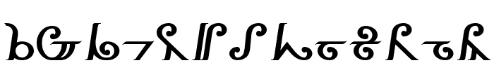 Thorass Font LOWERCASE