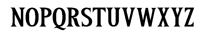 Thornest Font LOWERCASE