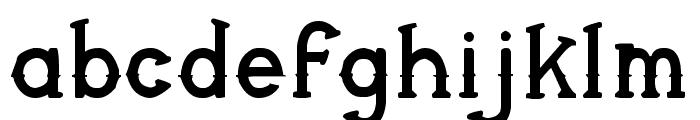 Thorny Bits Regular Font LOWERCASE
