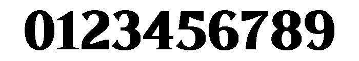 Thoro Regular Font OTHER CHARS