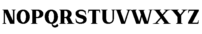 Thoro Regular Font LOWERCASE
