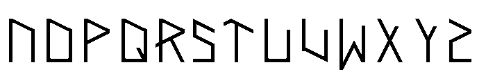 Thor's Mark Regular Font UPPERCASE