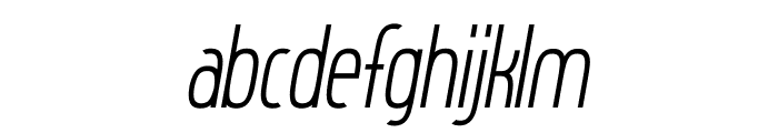Thorup Sans Italic Font LOWERCASE