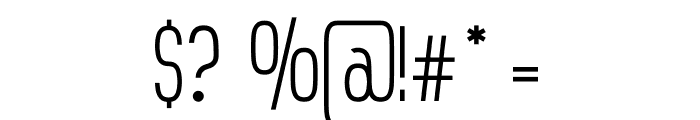 Thorup Sans Regular Font OTHER CHARS