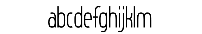 Thorup Sans Regular Font LOWERCASE