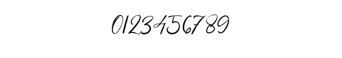 Three Signature Font OTHER CHARS