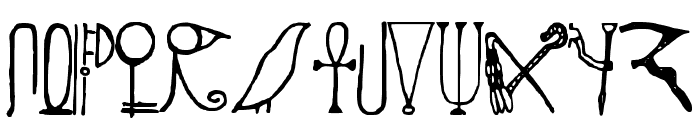 Throne Of Egypt Regular Font UPPERCASE
