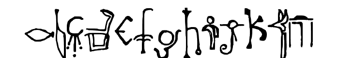 Throne Of Egypt Regular Font LOWERCASE