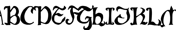 Throrian Commonface Font UPPERCASE