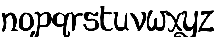 Throrian Commonface Font LOWERCASE