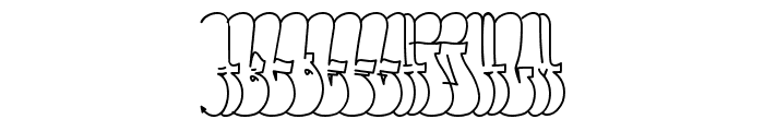 Throw-up Font Font LOWERCASE