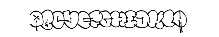 Throwupz Font LOWERCASE