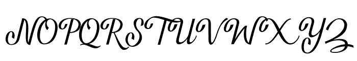 Thuckies Font UPPERCASE