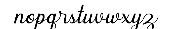 Thuckies Font LOWERCASE