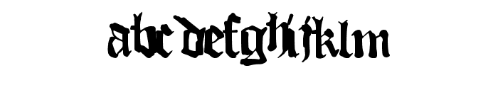 ThugLoveDT Font LOWERCASE