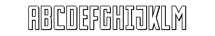 Thunder Nova 3D Font UPPERCASE