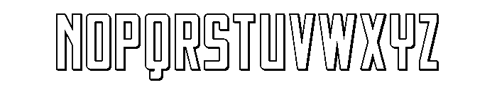 Thunder Nova 3D Font UPPERCASE