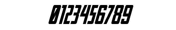 Thunder Nova Bold Italic Font OTHER CHARS