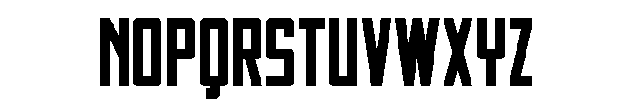 Thunder Nova Bold Font UPPERCASE