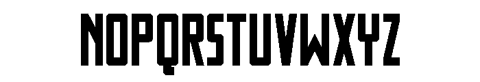 Thunder Nova Bold Font LOWERCASE