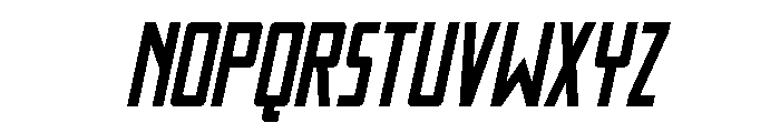 Thunder Nova Compact Semi-Ital Font LOWERCASE