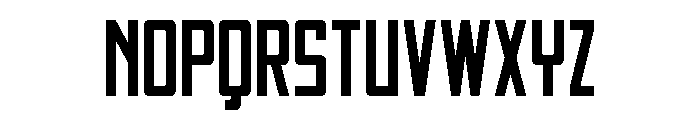 Thunder Nova Compact Font UPPERCASE