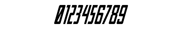 Thunder Nova Condensed Italic Font OTHER CHARS