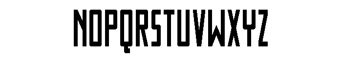 Thunder Nova Condensed Font LOWERCASE