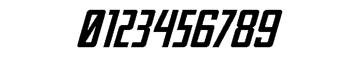 Thunder Nova Expanded Italic Font OTHER CHARS