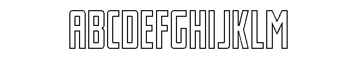 Thunder Nova Outline FONT