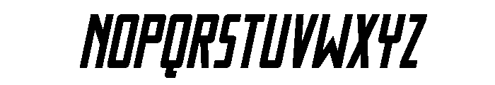 Thunder Nova Semi-Bold Semi-It Font LOWERCASE